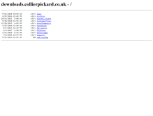 Tablet Screenshot of downloads.collierpickard.co.uk